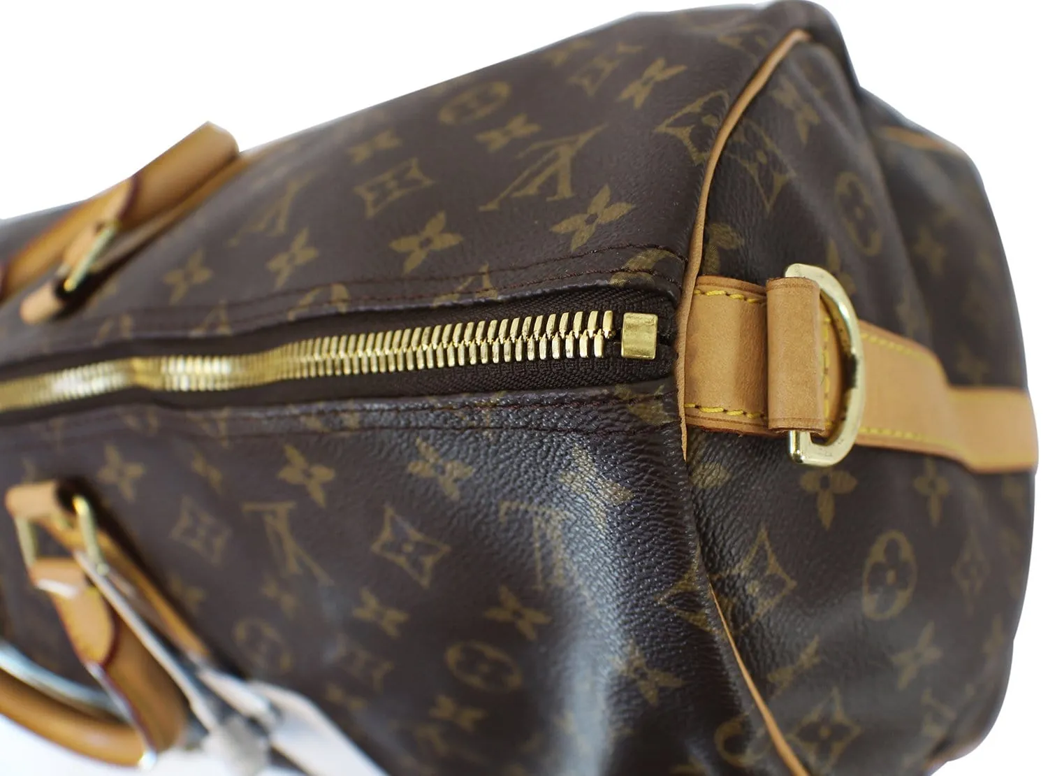 LOUIS VUITTON Monogram Keepall 55 Bandouliere Boston Bag