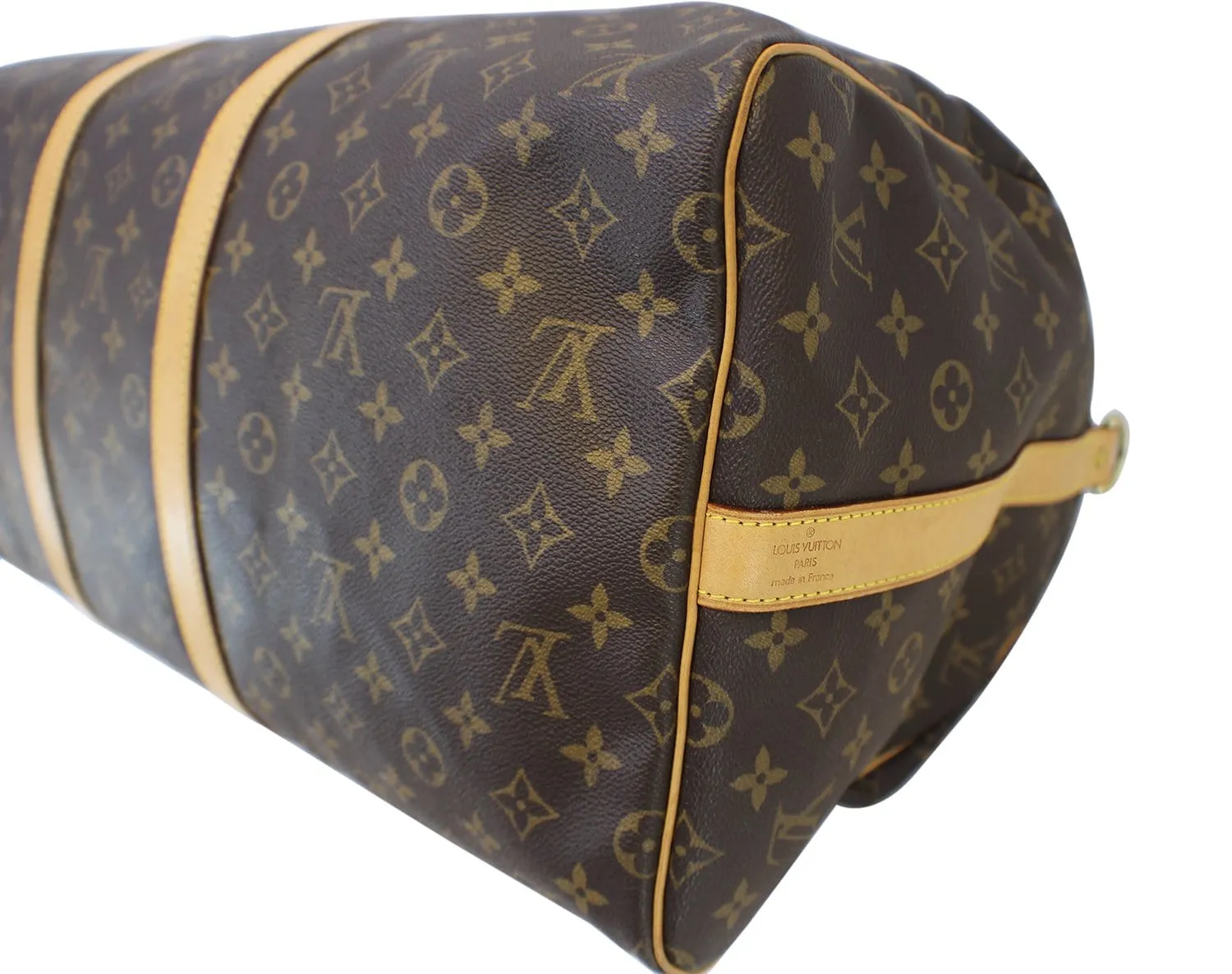 LOUIS VUITTON Monogram Keepall 55 Bandouliere Boston Bag