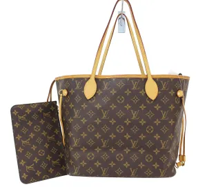 LOUIS VUITTON Monogram Neverfull MM Shoulder Bag