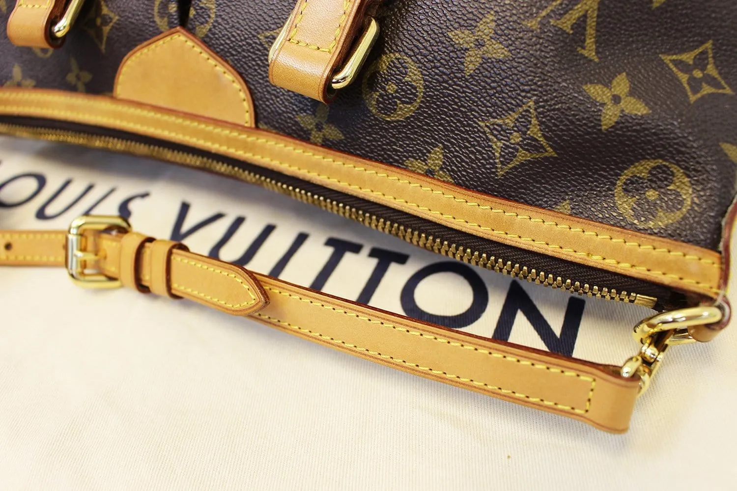 LOUIS VUITTON Monogram Palermo PM Tote Shoulder Bag