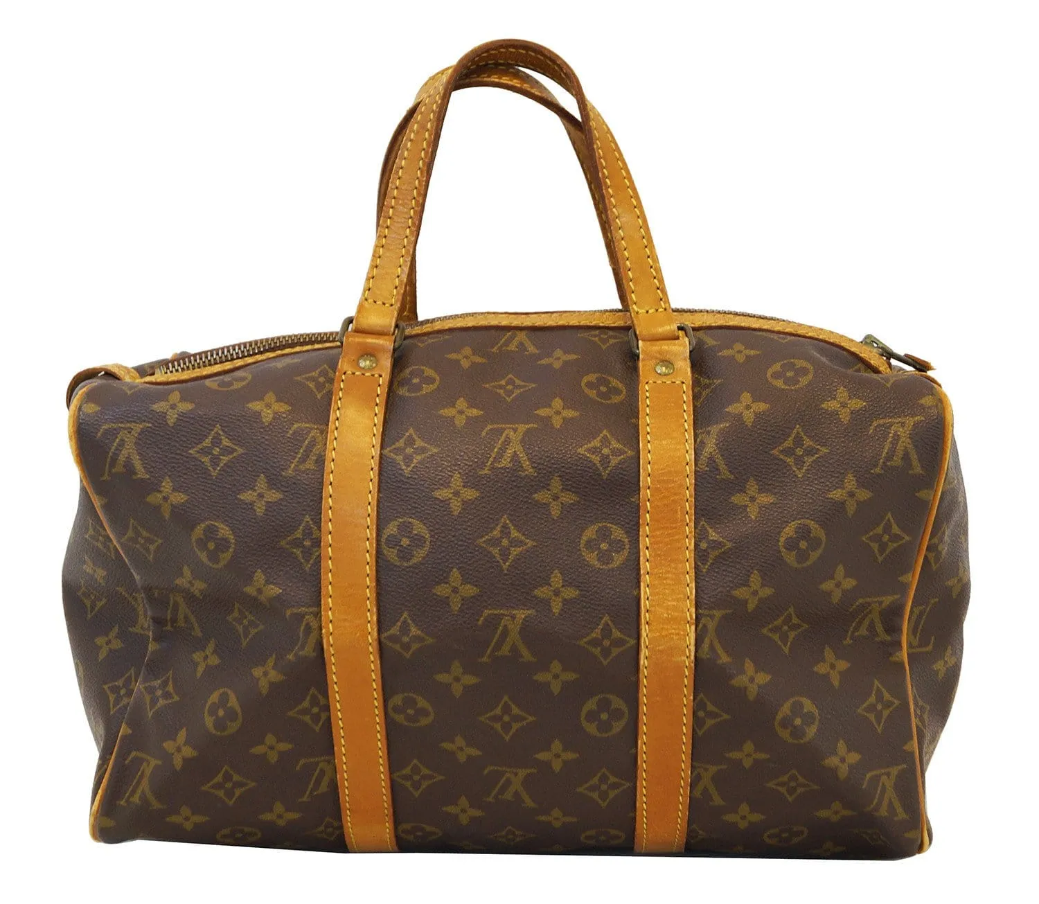 LOUIS VUITTON Monogram Sac Souple 35 Vintage  Boston Bag