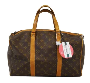 LOUIS VUITTON Monogram Sac Souple 35 Vintage  Boston Bag