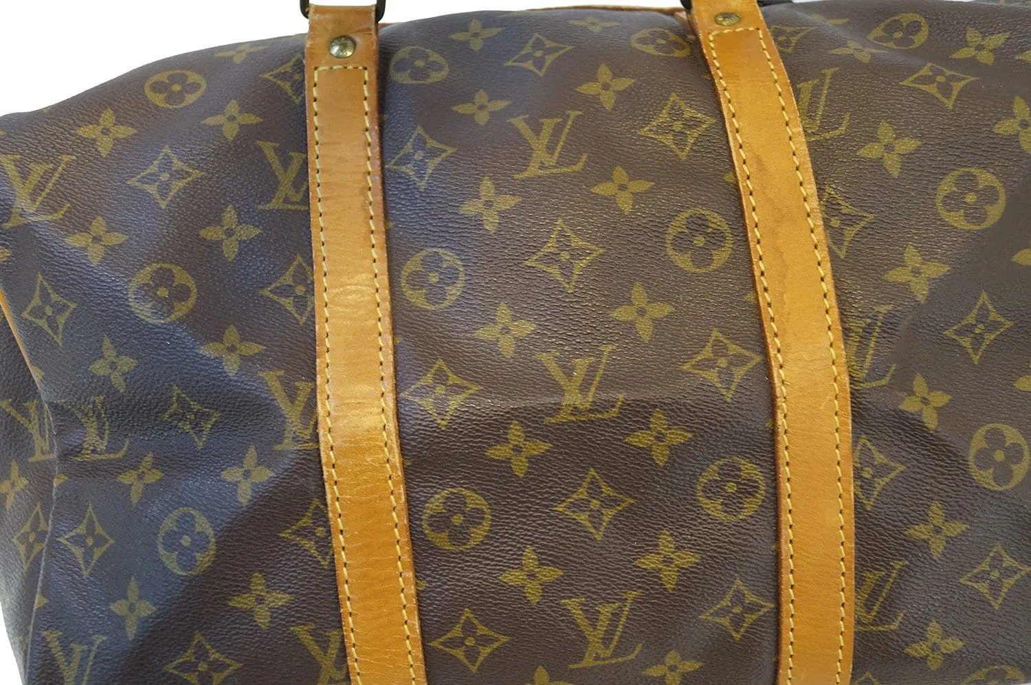 LOUIS VUITTON Monogram Sac Souple 35 Vintage  Boston Bag