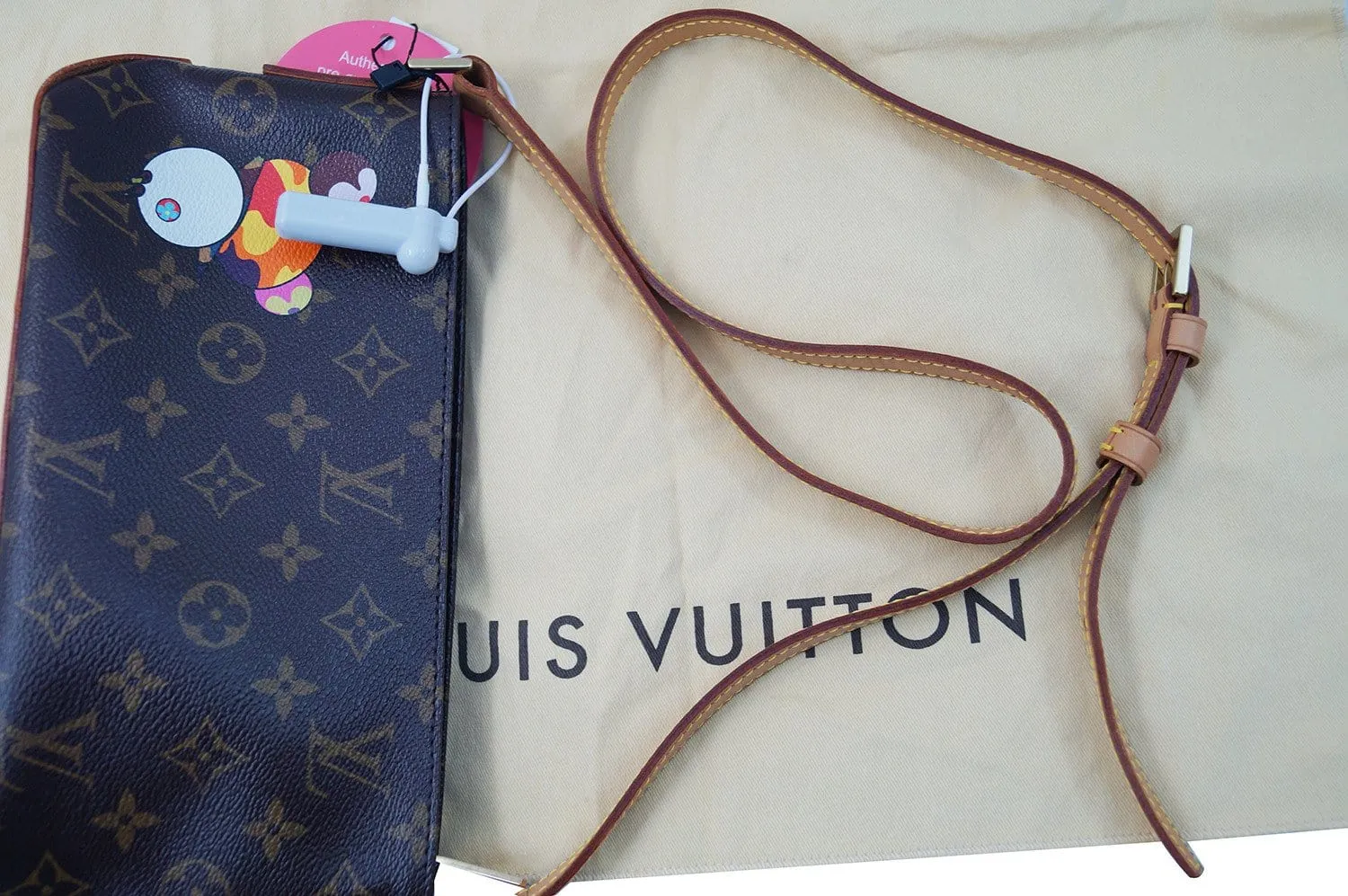 LOUIS VUITTON Monogram Trotteur Panda Shoulder Bag