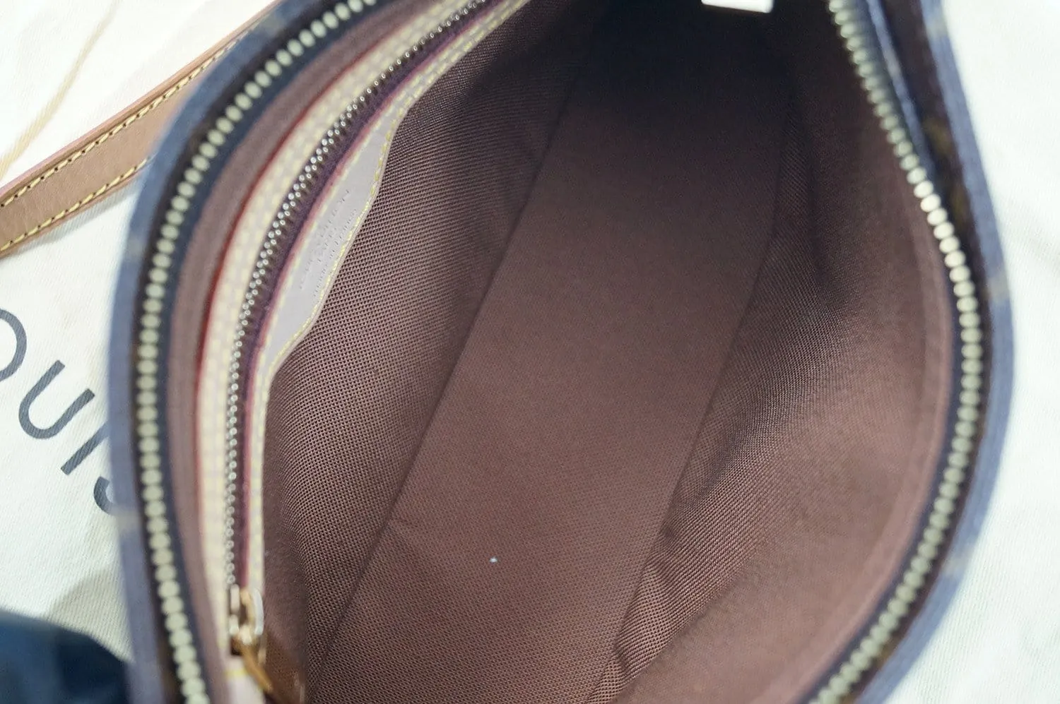 LOUIS VUITTON Monogram Trotteur Panda Shoulder Bag