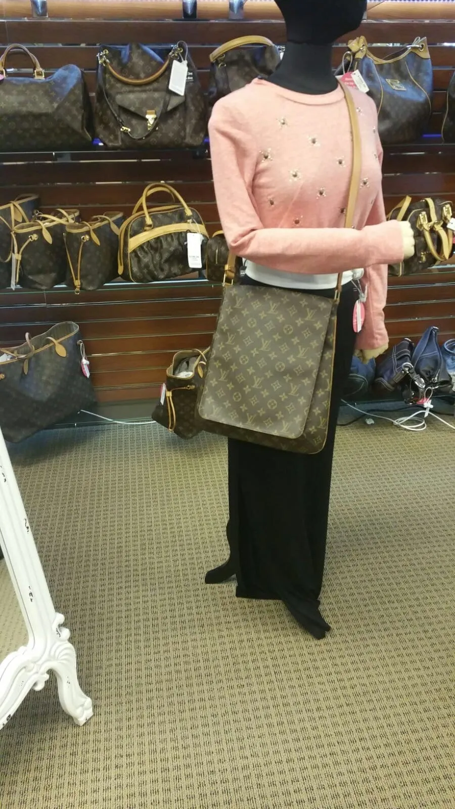 LOUIS VUITTON Musette Salsa GM Monogram Crossbody Shoulder Bag