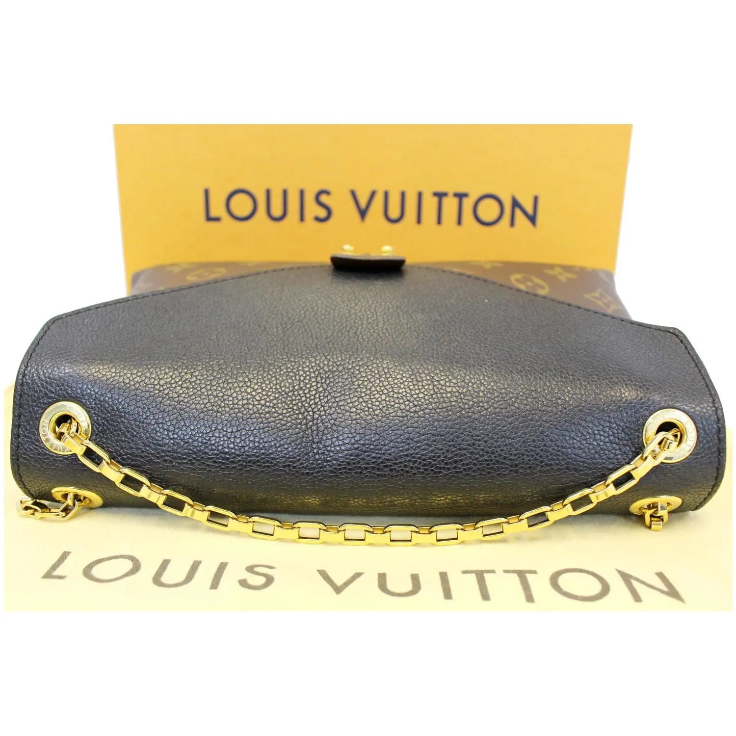 LOUIS VUITTON Pallas Chain Monogram Canvas Crossbody Bag