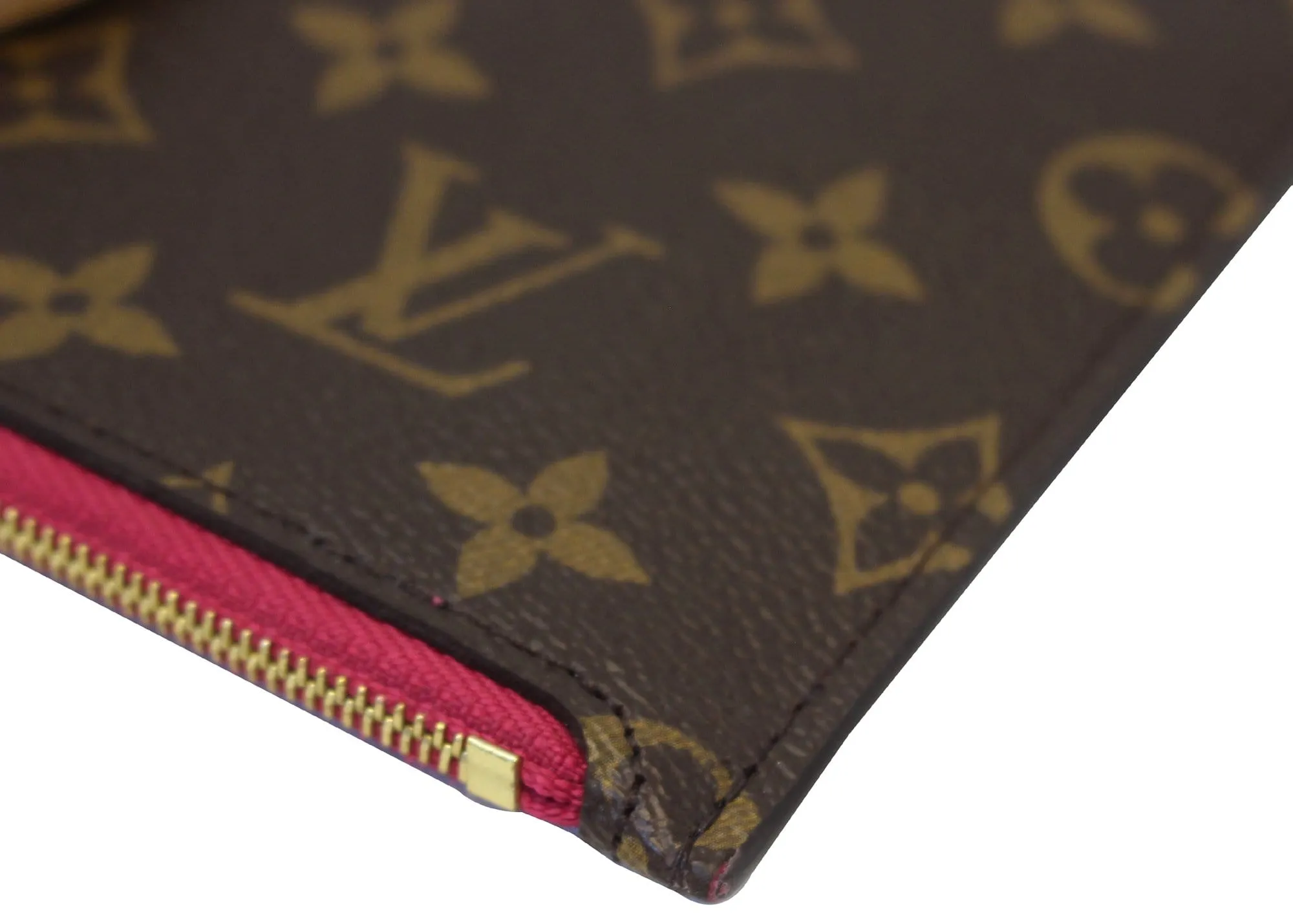 LOUIS VUITTON Pochette Wristlet Neverfull GM Monogram Canvas Pouch