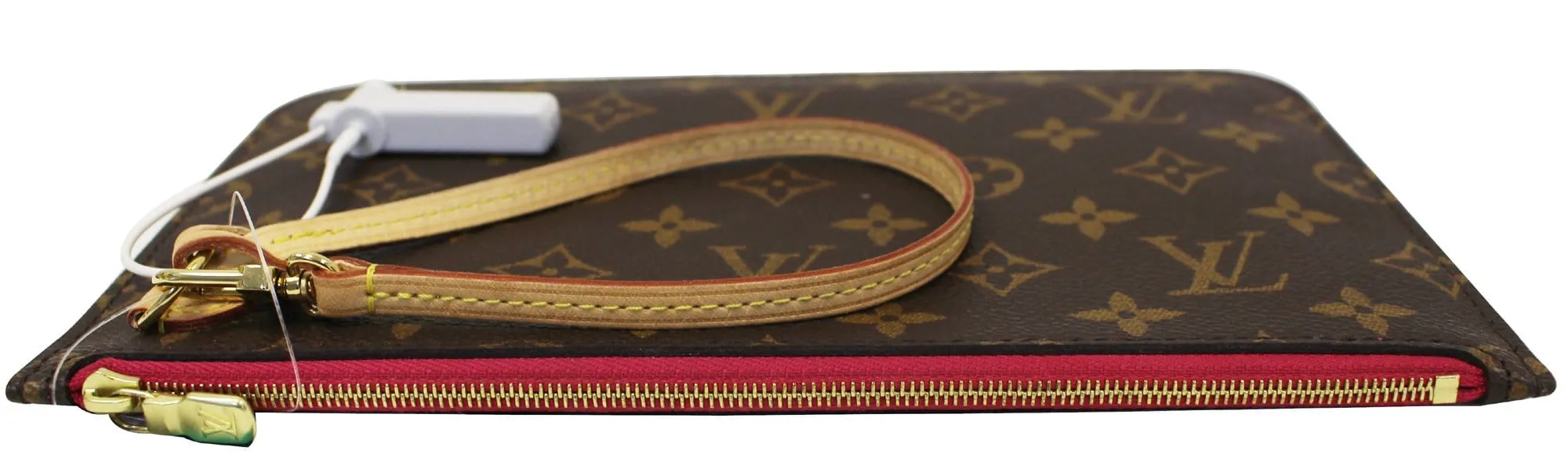LOUIS VUITTON Pochette Wristlet Neverfull GM Monogram Canvas Pouch
