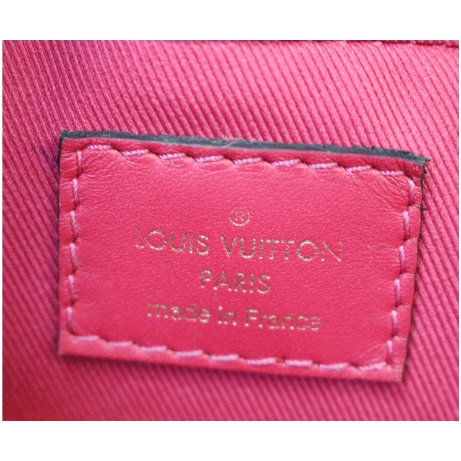 LOUIS VUITTON Saintonge Monogram Canvas Shoulder Bag Freesia