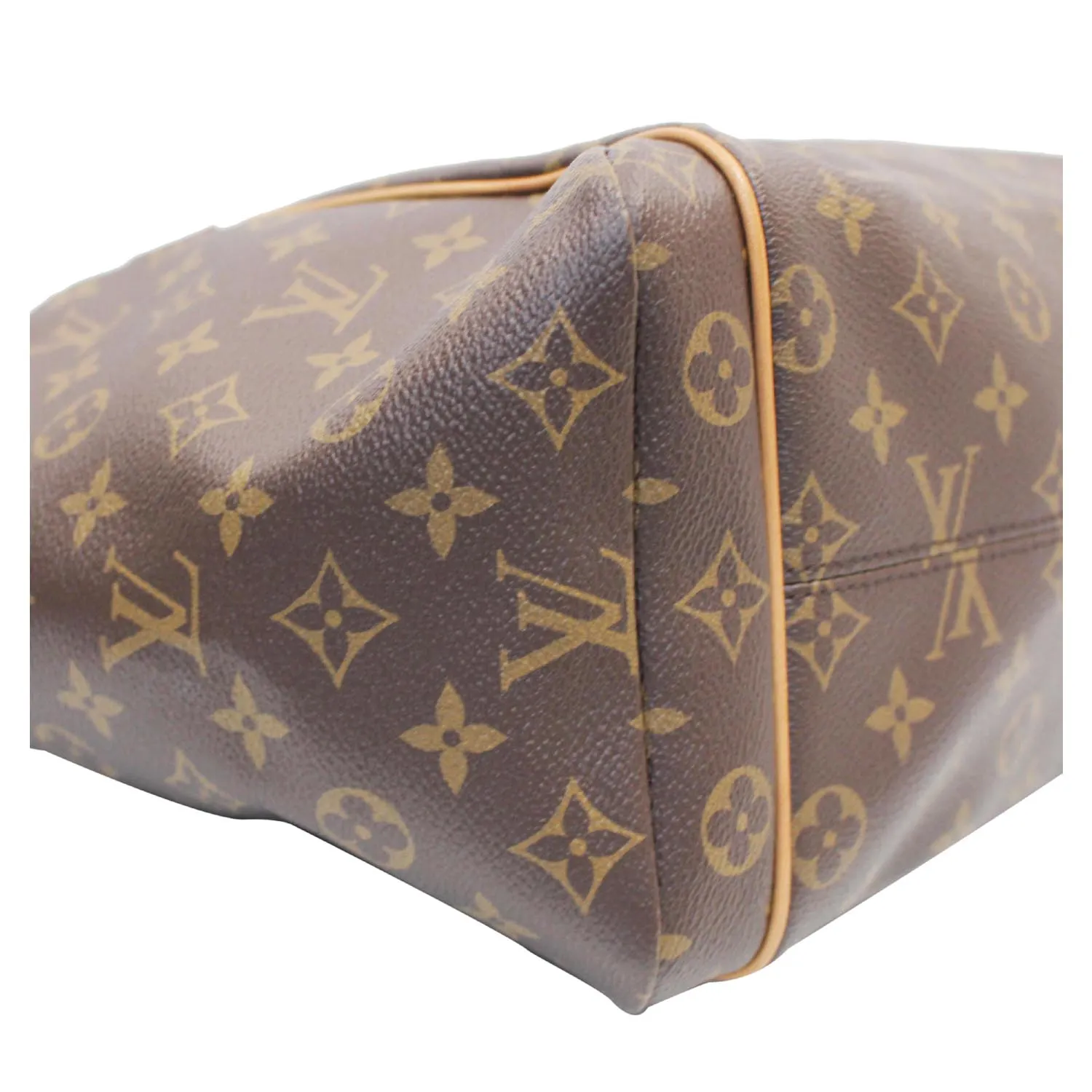 LOUIS VUITTON Totally MM Monogram Canvas Shoulder Bag Brown