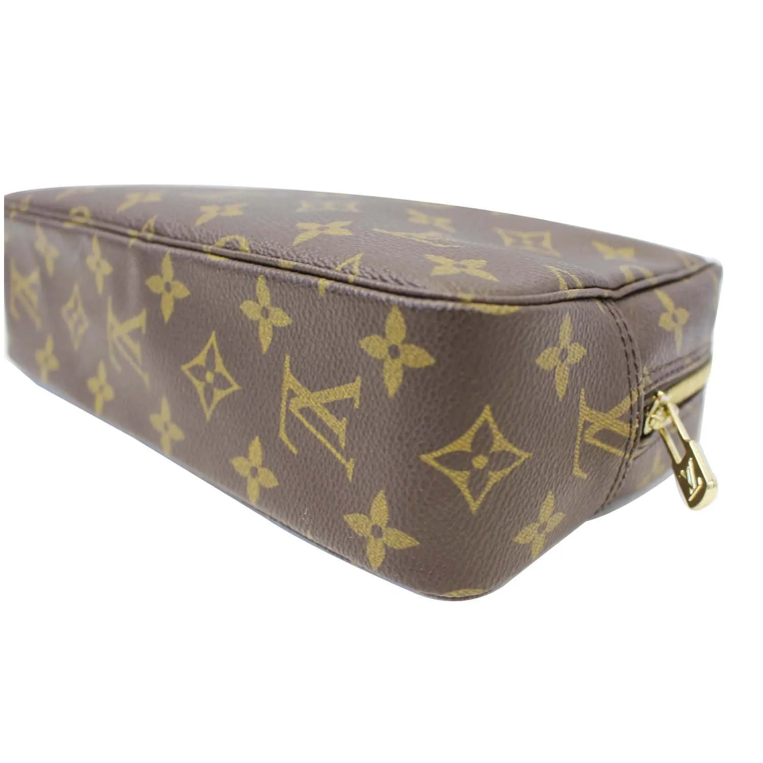 LOUIS VUITTON Trousse Toilette 23 Monogram Canvas Cosmetic Pouch Brown