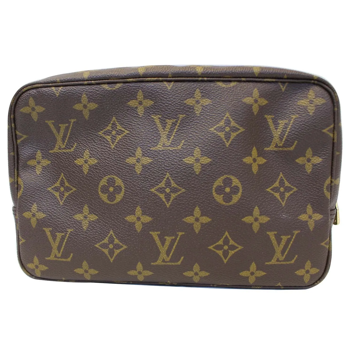 LOUIS VUITTON Trousse Toilette 23 Monogram Canvas Cosmetic Pouch Brown