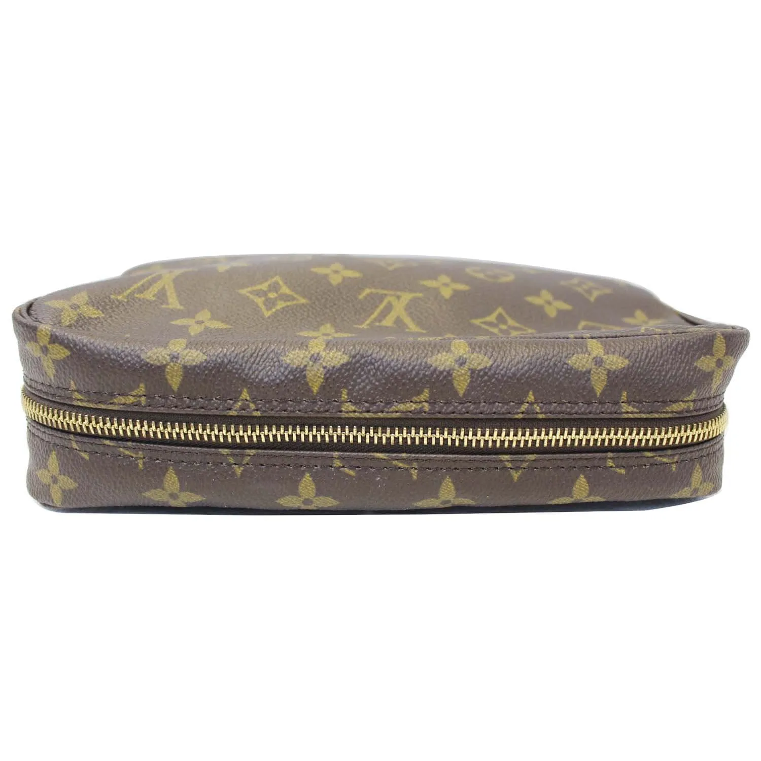 LOUIS VUITTON Trousse Toilette 23 Monogram Canvas Cosmetic Pouch Brown