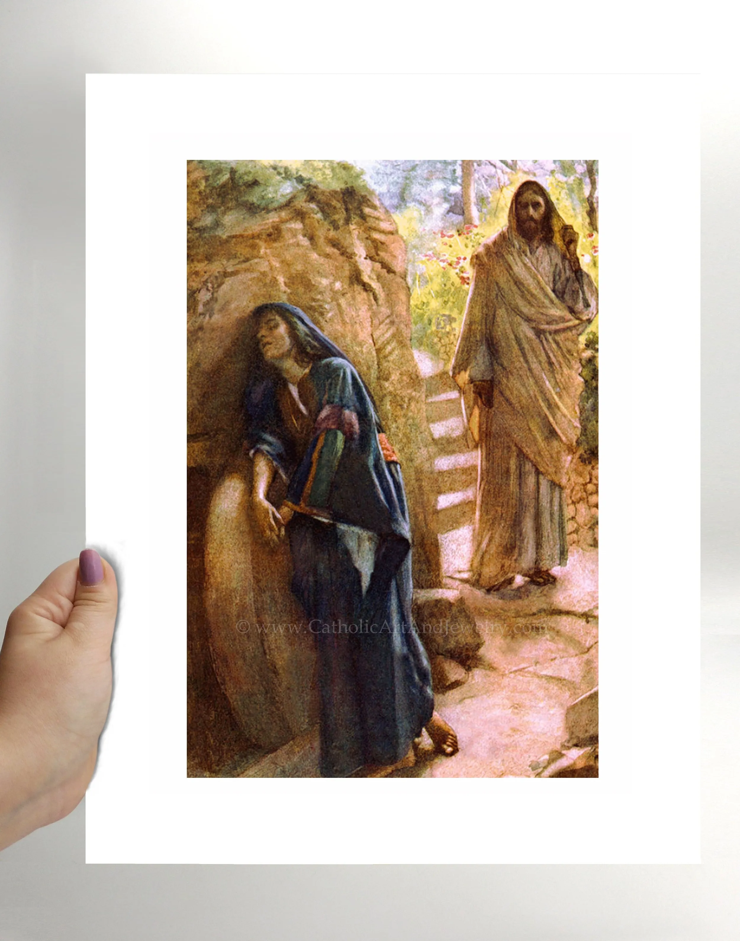 Mary Magdalene at the Empty Tomb – Harold Copping – Archival Quality