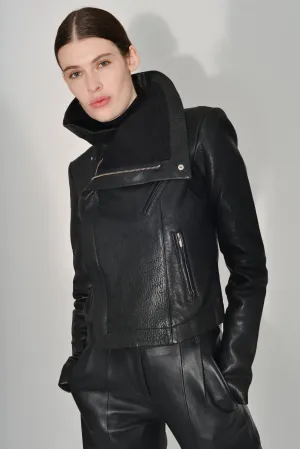 Max Classic Leather Jacket Black