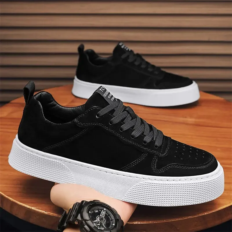  Men Casual Shoes Black Canvas Shoes and Sneakers