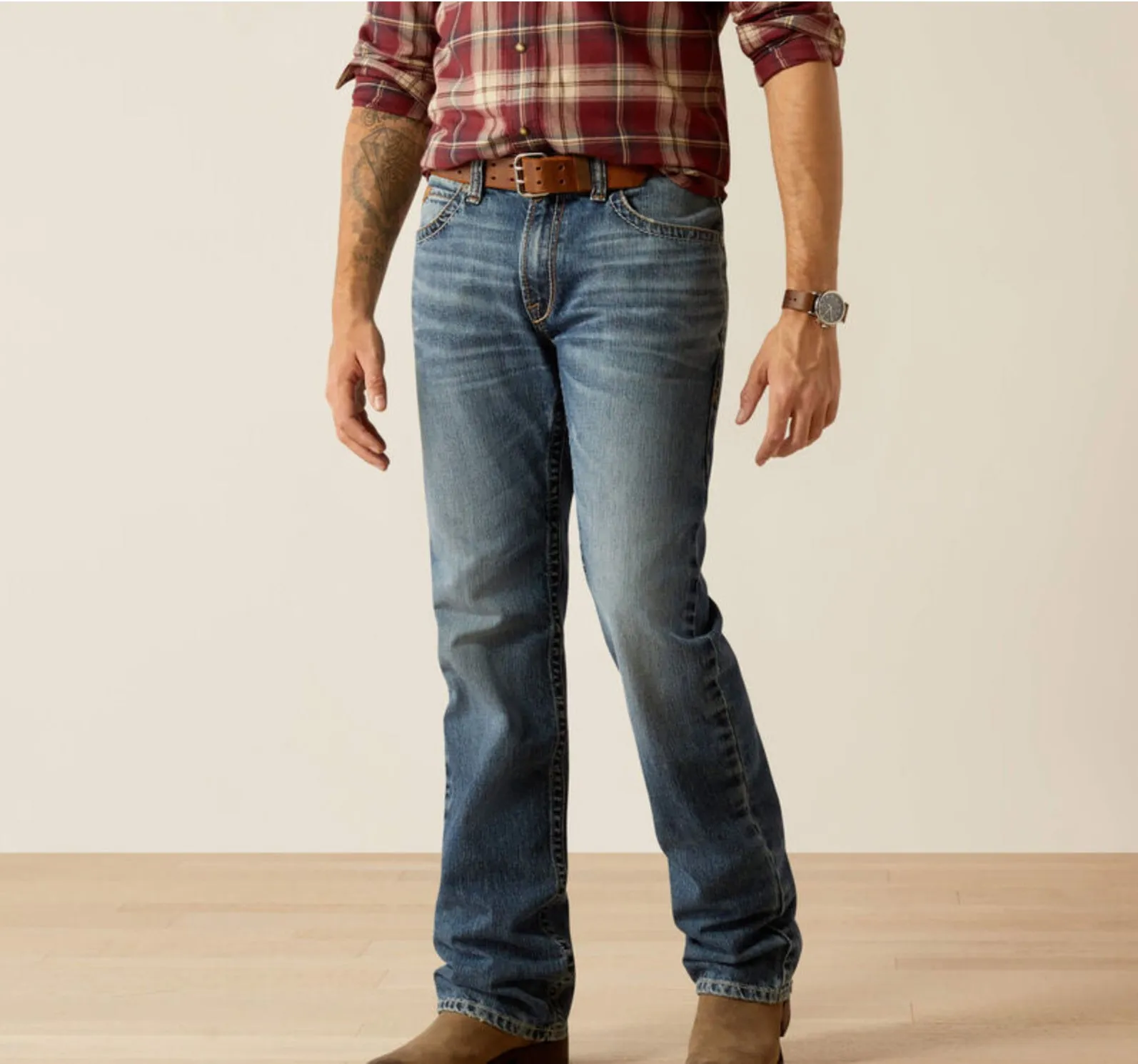 Men’s Ariat M5 Weatherford Straight Smokey Straight Leg Jeans