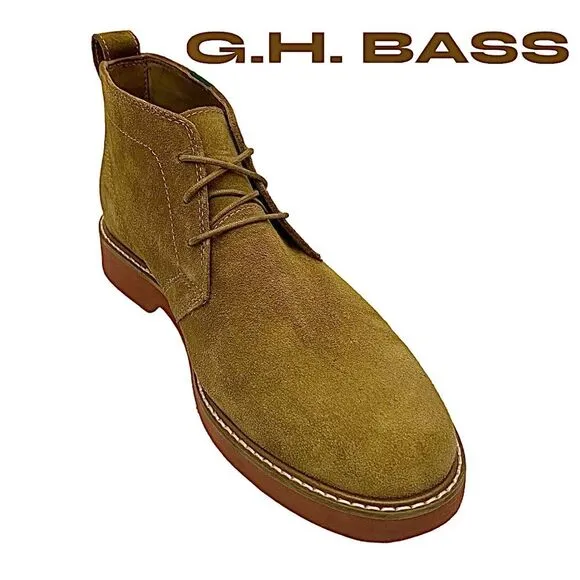 Mens Brooks Tan Suede Chukka Buck Men’s Size 9 Medium Pre-Owned