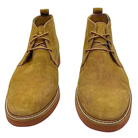 Mens Brooks Tan Suede Chukka Buck Men’s Size 9 Medium Pre-Owned