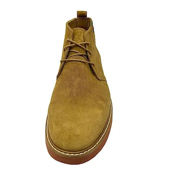 Mens Brooks Tan Suede Chukka Buck Men’s Size 9 Medium Pre-Owned