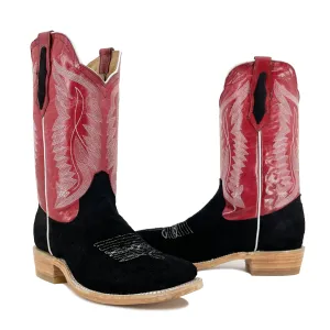Men's Bulldog Rider Boots - Rough Out Black