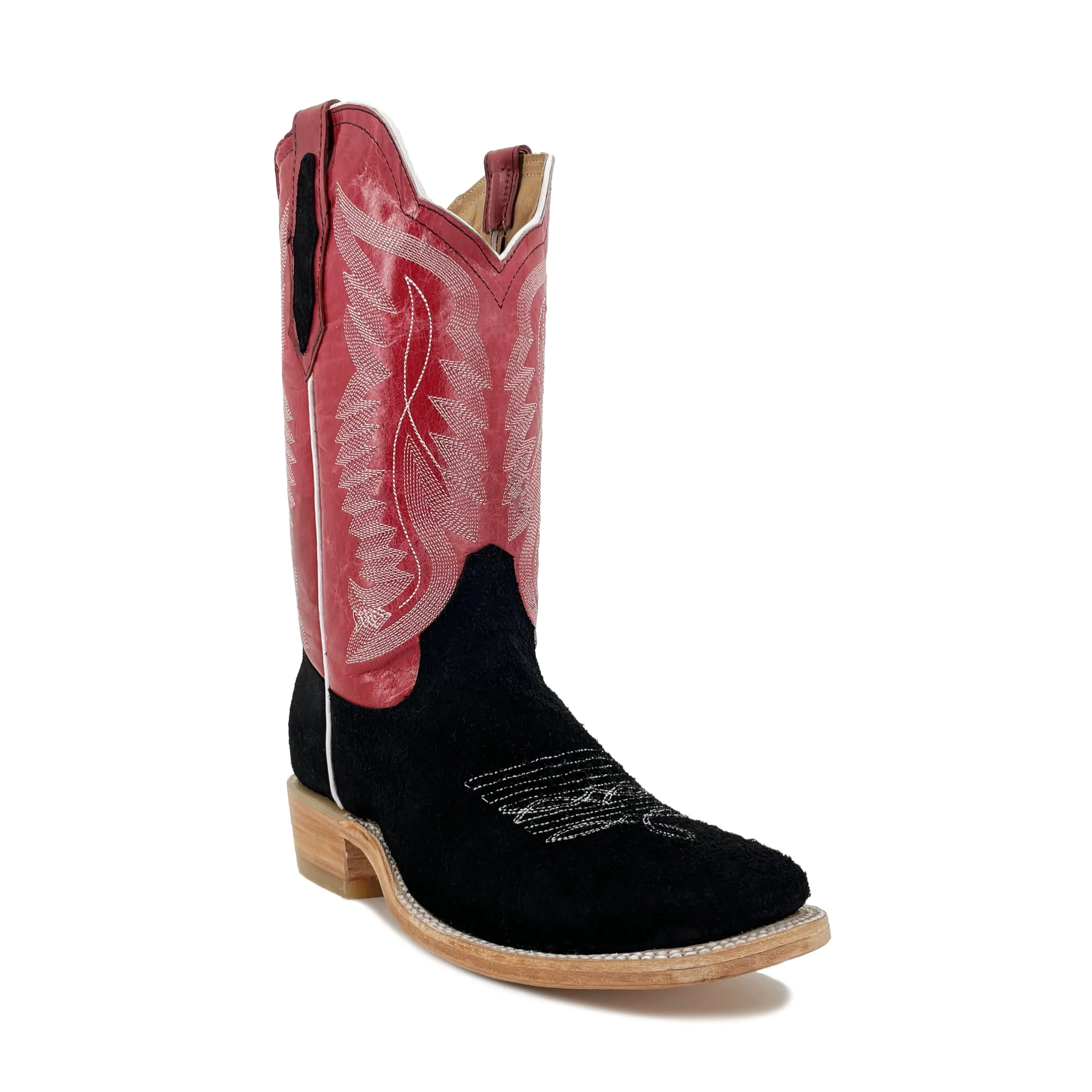 Men's Bulldog Rider Boots - Rough Out Black