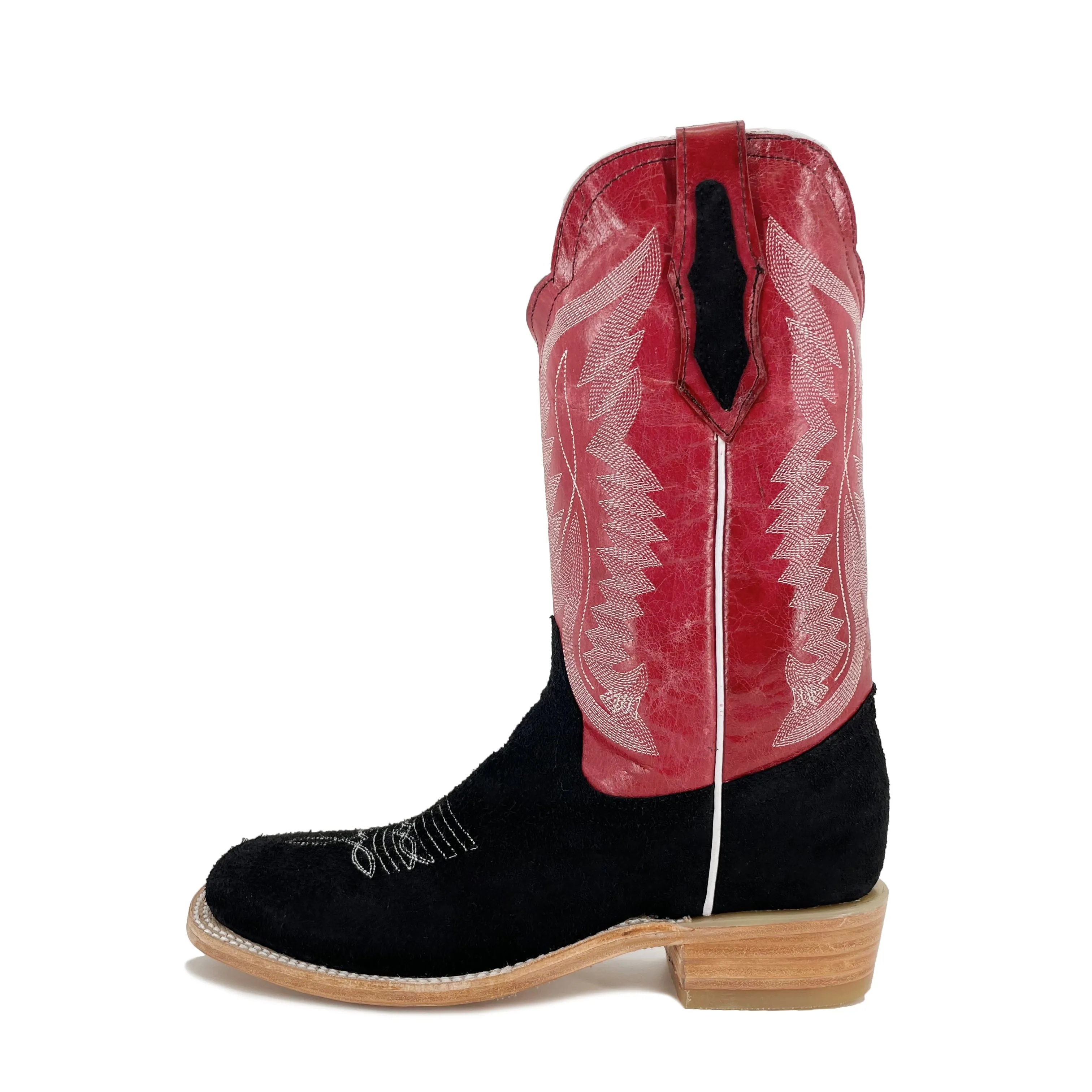 Men's Bulldog Rider Boots - Rough Out Black