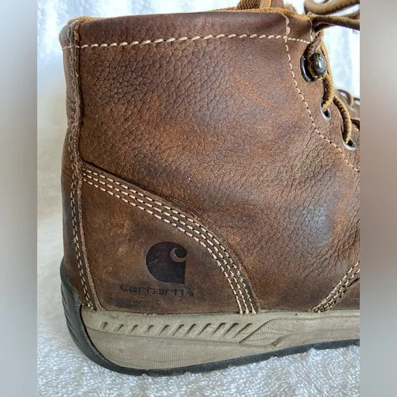 Mens Carhartt Moc-Toe Wedge Chukka Boot Dark Brown Sz 9.5