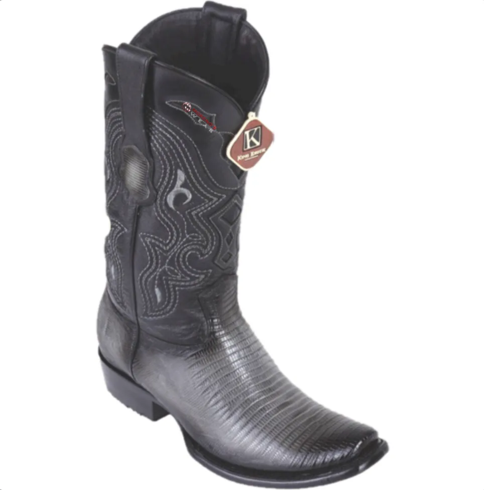 Men’s King Exotic Teju Lizard Boots Dubai Toe