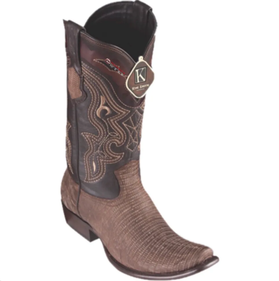 Men’s King Exotic Teju Lizard Boots Dubai Toe