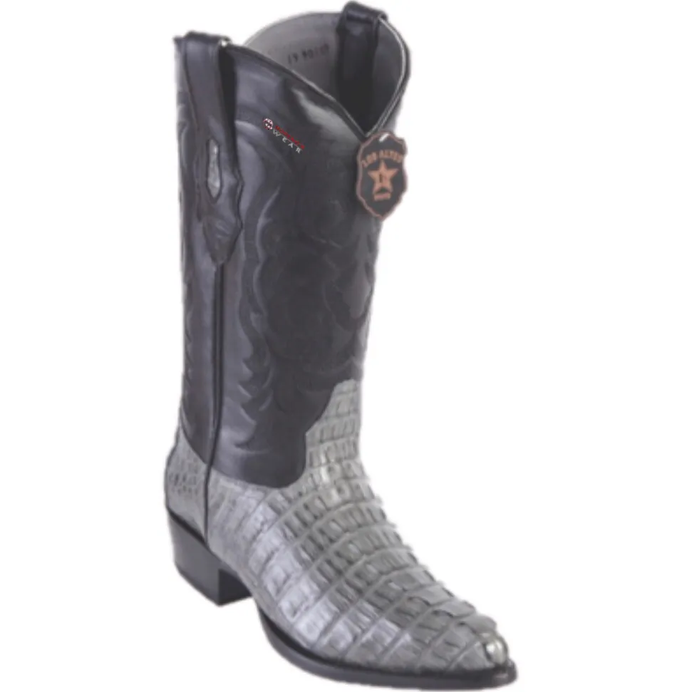 Men’s Los Altos Caiman Tail Boots J Toe