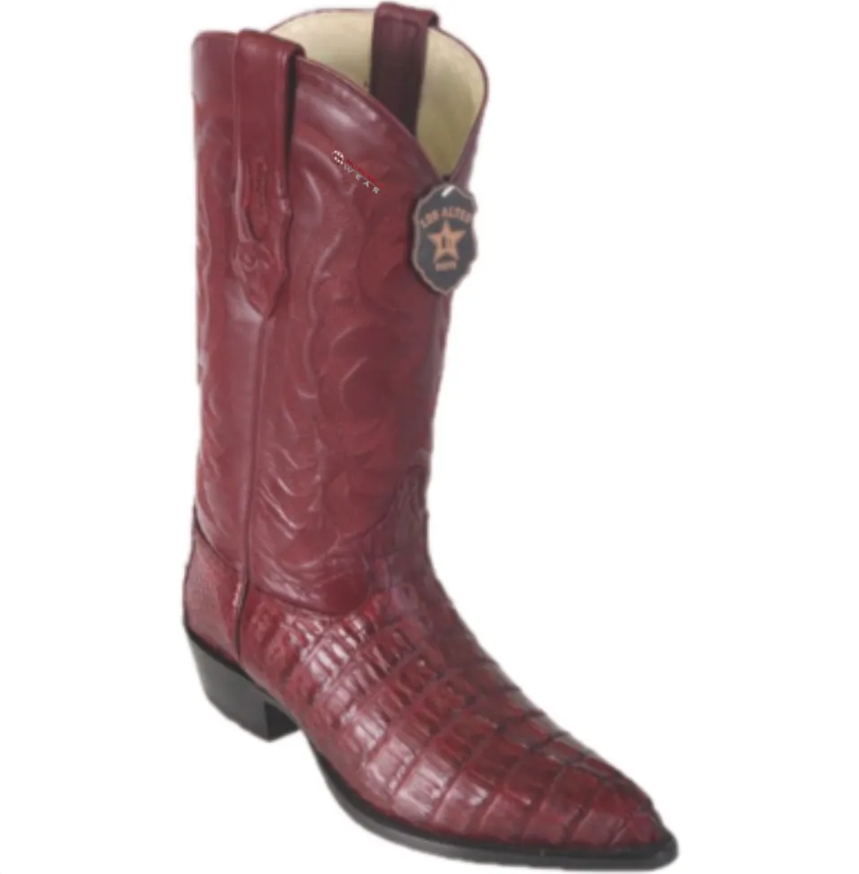 Men’s Los Altos Caiman Tail Boots J Toe