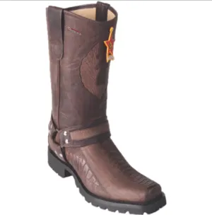 Men’s Los Altos Ostrich Leg Biker Boots