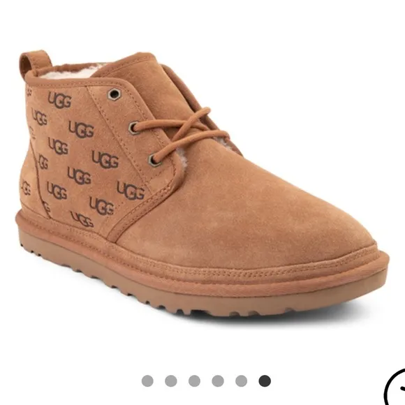 Mens UGG Neumel Emboss Chukka Boot - Chestnut