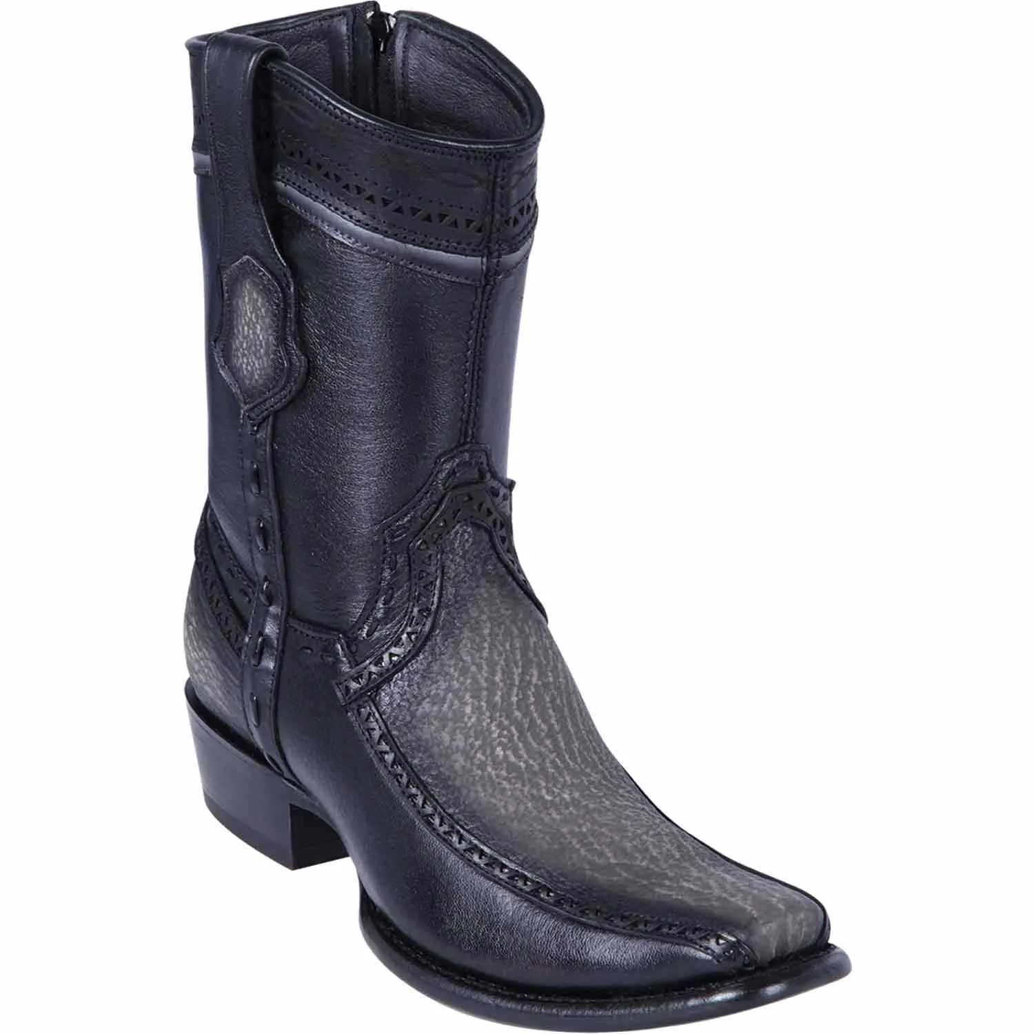 Men's Wild West Shark with Deer Dubai Toe Short Boots 279BF09