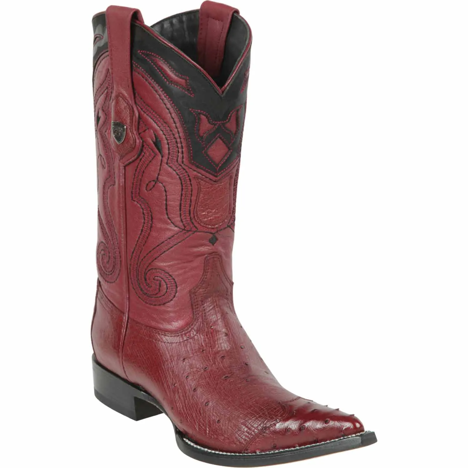 Men's Wild West Smooth Ostrich Skin 3X Toe Boots 29504-A