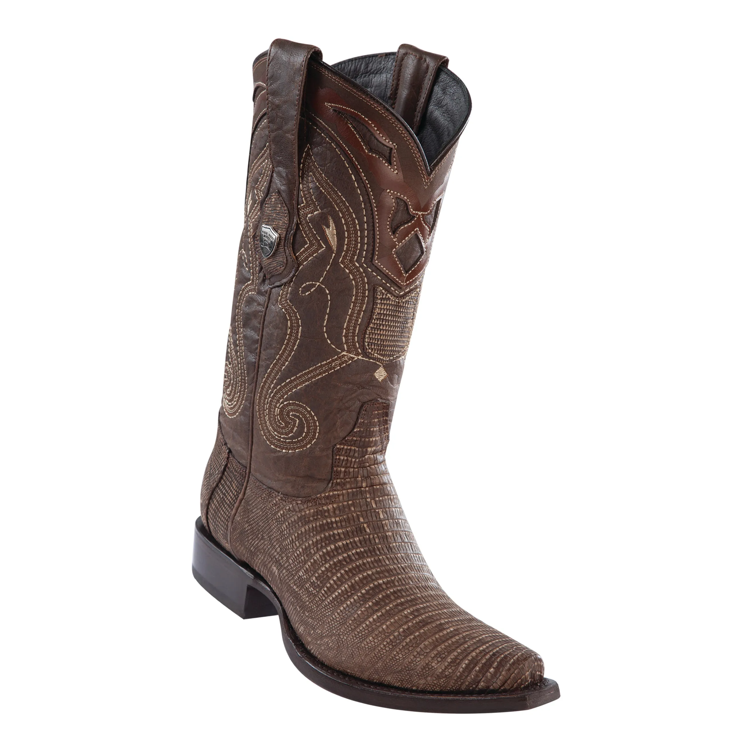 Men's Wild West Teju Lizard Snip Toe Boots