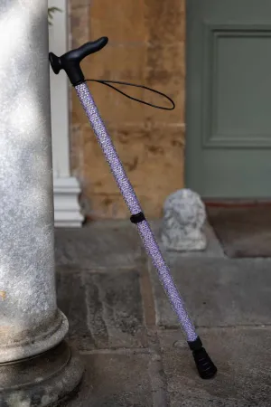 Moonlight Silver Diamanté Walking Stick