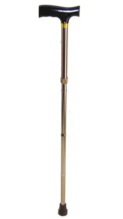Movere T handle folding walking stick