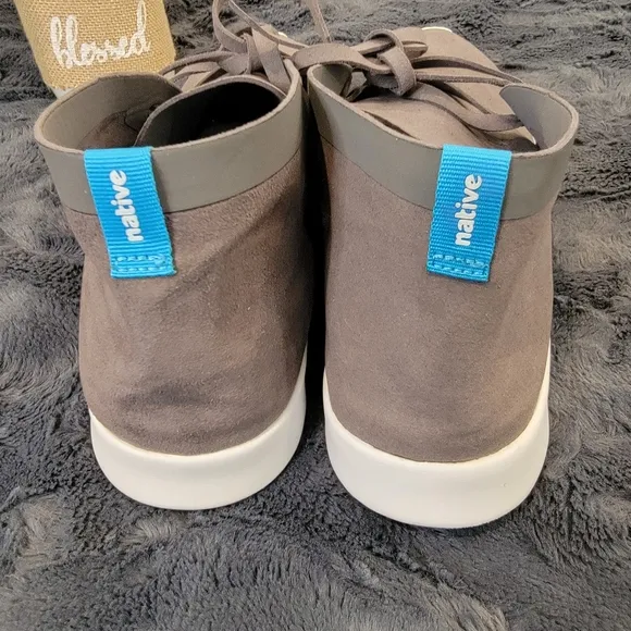 Native Apollo Chukka Dublin Gray Sneaker Boots Size 10