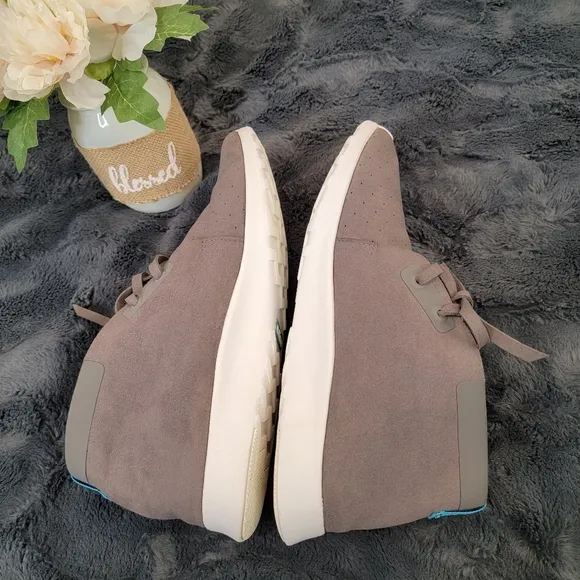 Native Apollo Chukka Dublin Gray Sneaker Boots Size 10