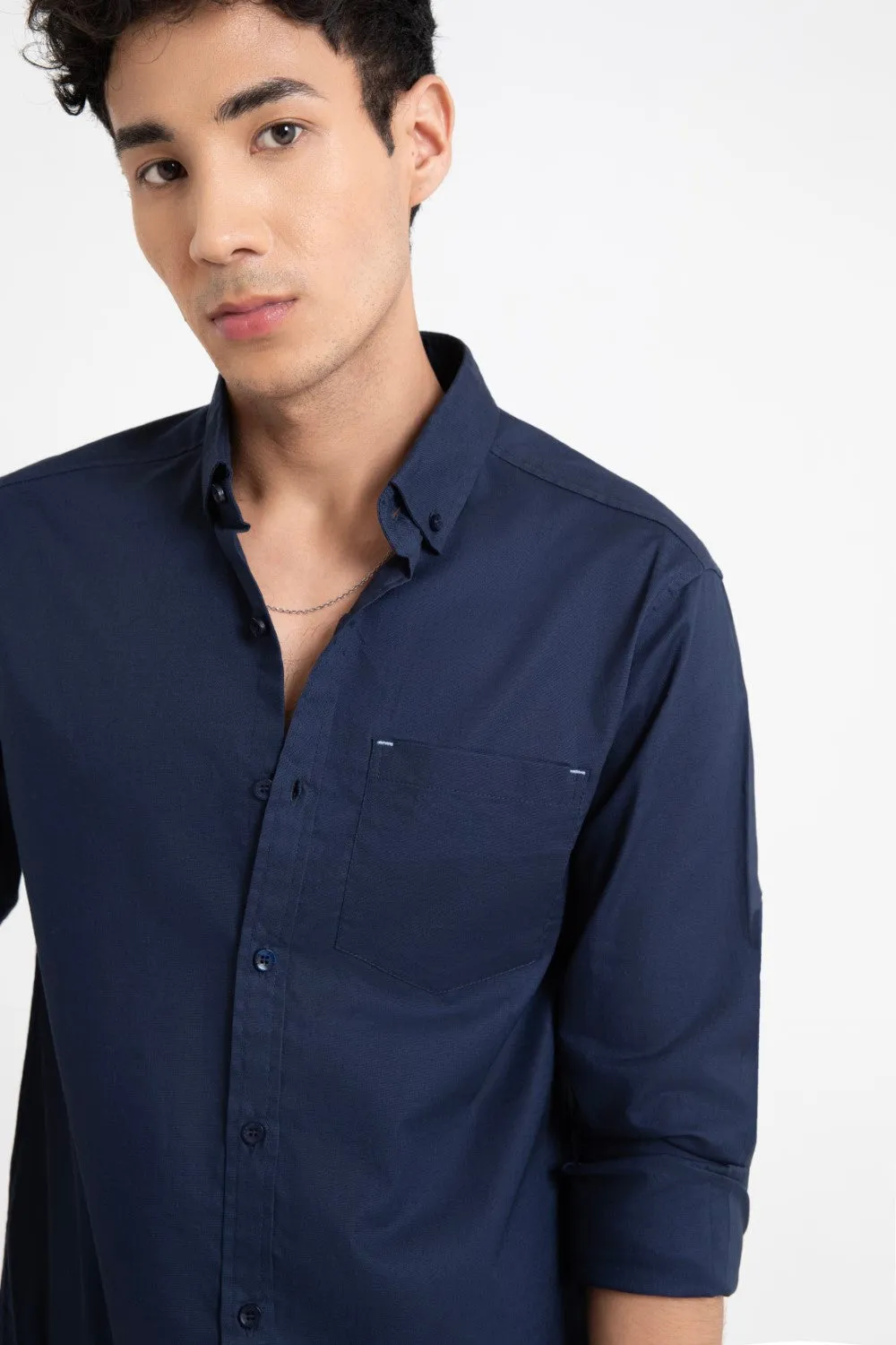 Navy Casual Shirt
