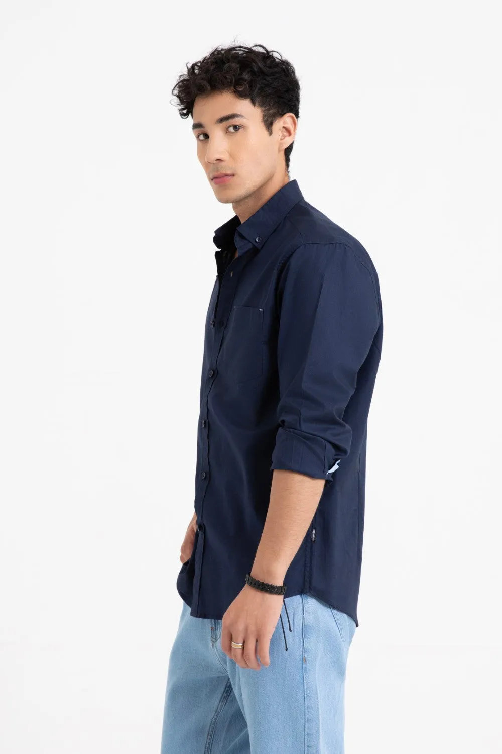 Navy Casual Shirt