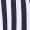 Navy Striped Flare Top