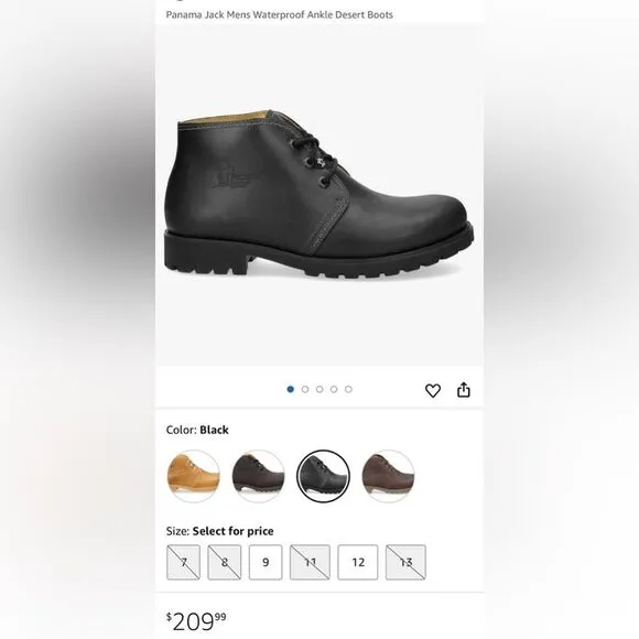 Panama Jack chukka boots