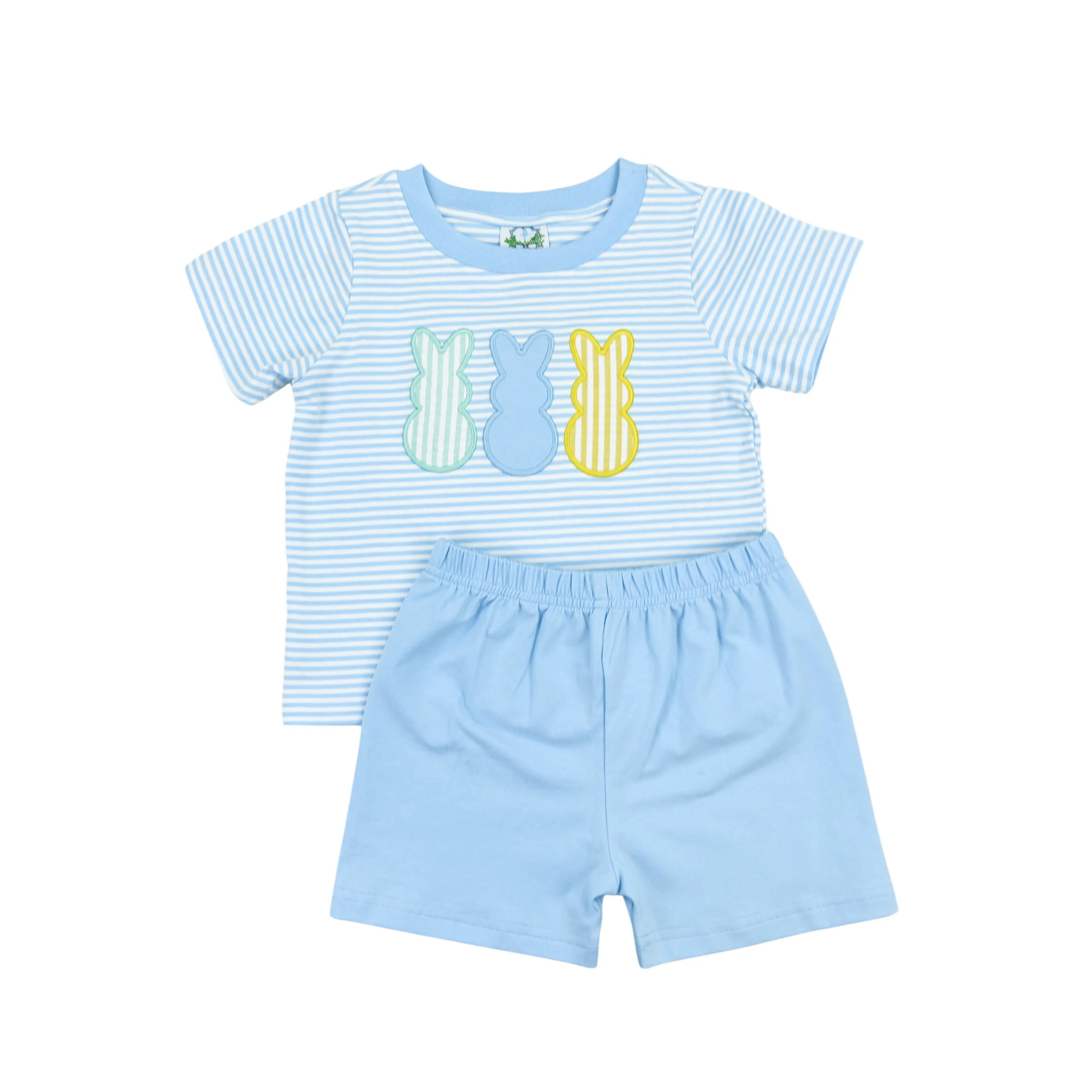 Peeps Applique Boy Short Set