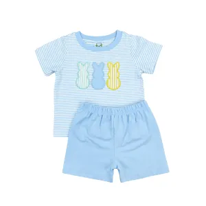 Peeps Applique Boy Short Set