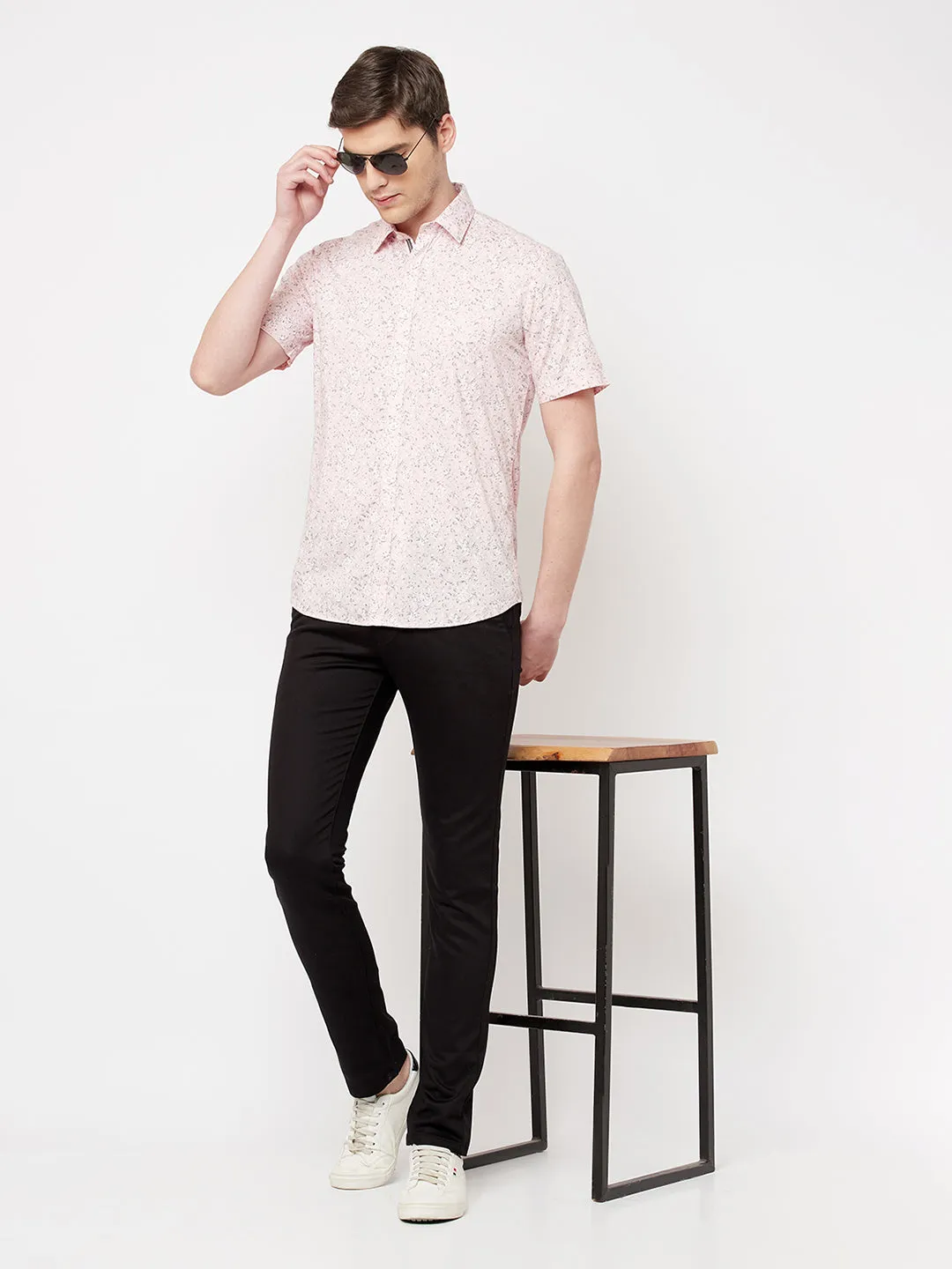Pink Floral Shirt