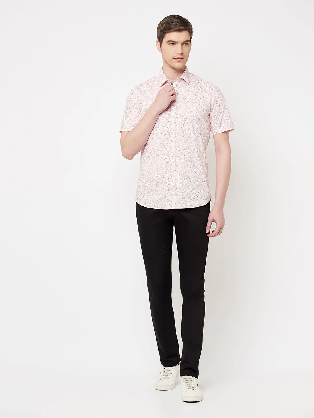 Pink Floral Shirt